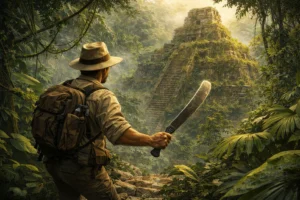 Descobertas arqueológicas na selva da América Central