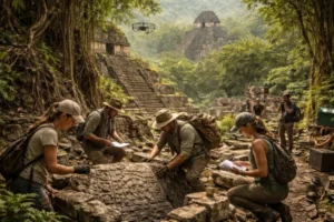 Novas descobertas revelam estruturas arqueológicas