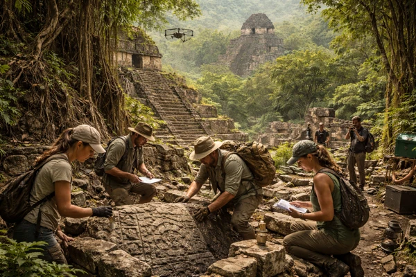 Novas descobertas revelam estruturas arqueológicas