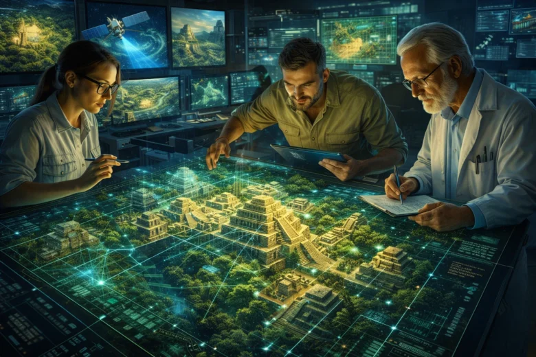 Tecnologia aérea revelou templos antigos escondidos