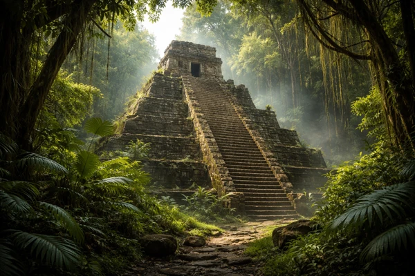 Antigos templos maias