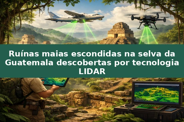 Ruínas maias escondidas na selva